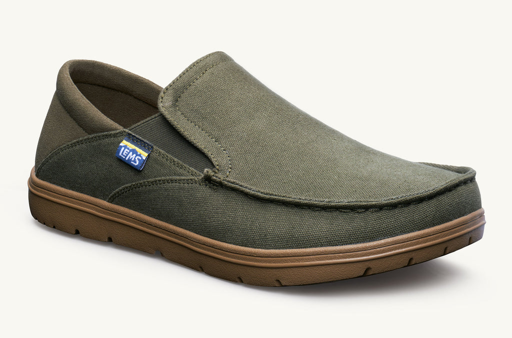 Lems Slip On Sko Drifter Dame Olivengrønne | XMG7946NJ