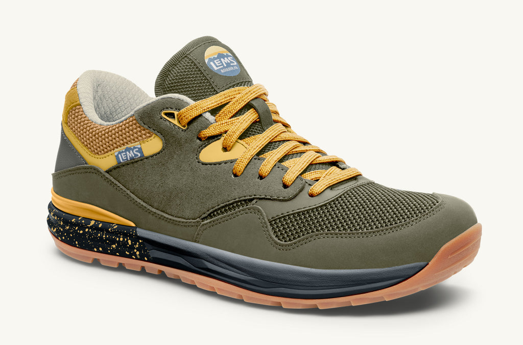 Lems Sneakers Trailhead Herre Olivengrønne Gul | OTF135TC