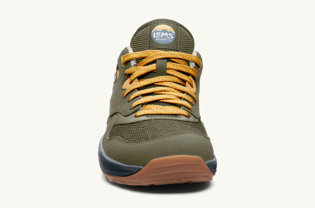 Lems Sneakers Trailhead Herre Olivengrønne Gul | OTF135TC